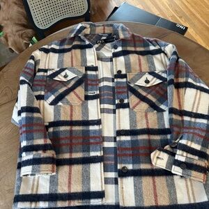 Zara Plaid Shacket